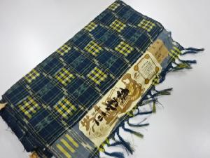 アンティーク　正絹　紬　着尺反物